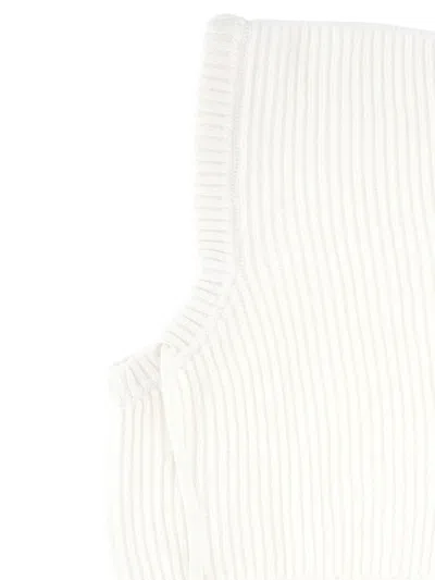 Gran Sasso Ribbed Hat In White