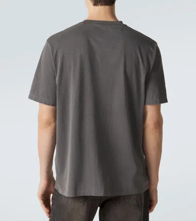 Our Legacy Mens Worn Black Boxy Short-sleeve Cotton-jersey T-shirt In Gray
