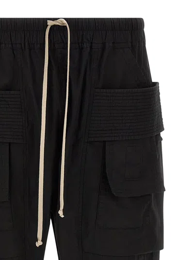 Drkshdw Creatch Cargo Drawstring Pants In Black