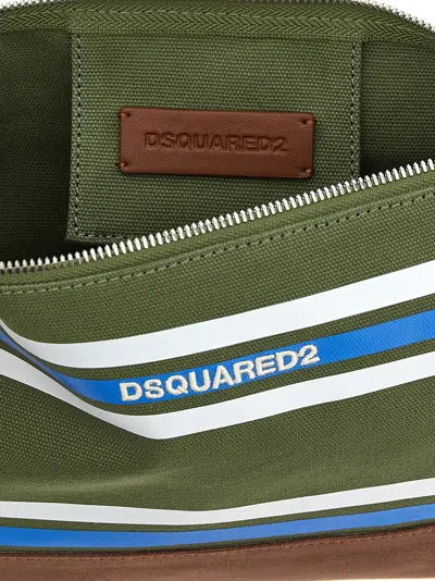 Dsquared2 'd2 College' Beauty Case In Green