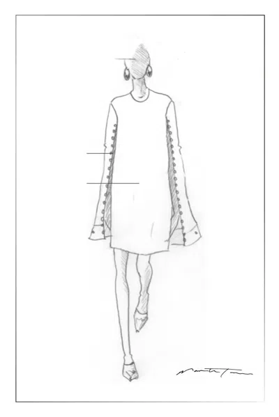 Fabrique Audrey Pearl Short Cape Dress In Triacetate Blend In White