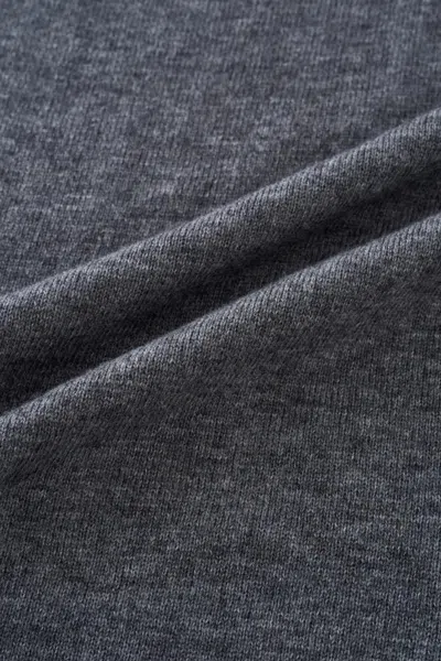 Fabrique Nora Asymmetric Knotted Maxi Dress In Merino Wool Knit In Gray
