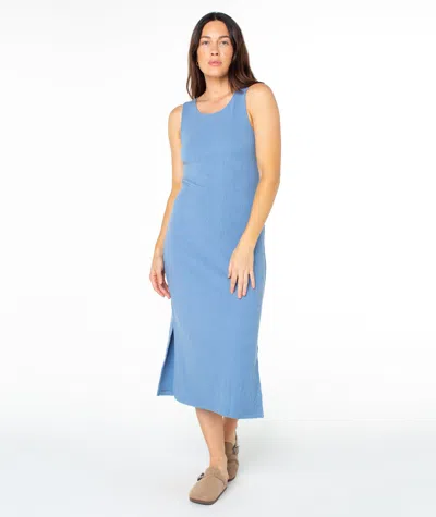 Roxy City Lights Tank Midi Dress In Blue