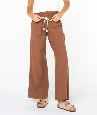 Roxy Paddle On Pant In Brown
