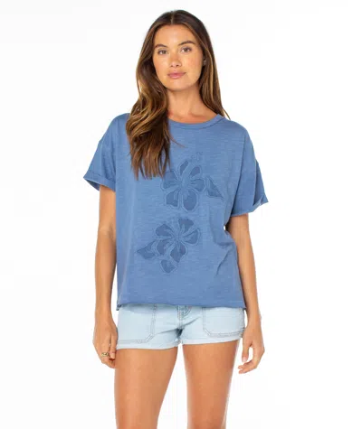 Roxy Sunset Sessions Graphic T-shirt In Blue