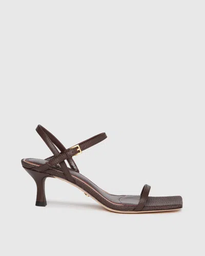 Paige Ella Ankle Strap Sandal In Brown