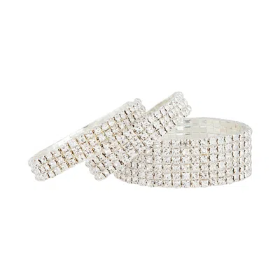 Lovisa Silver Mixed Width Cup Chain Bracelet Pack In Silver