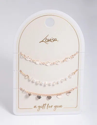 Lovisa Rose Gold Disc In Gold