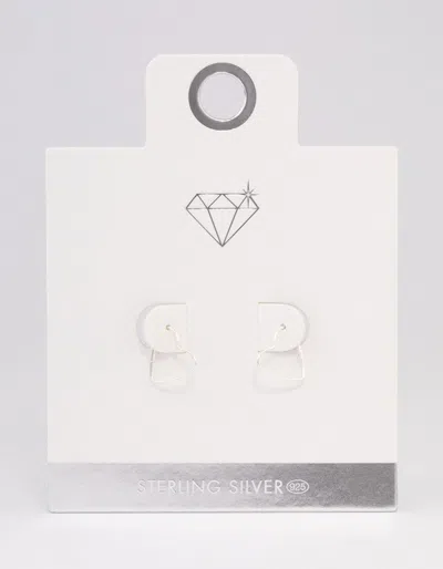 Lovisa Sterling Silver Heart Hoop Earrings