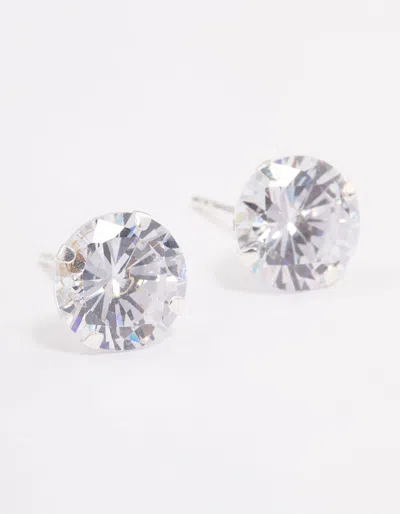 Lovisa Sterling Silver Cubic Zirconia Triple Stud Earrings