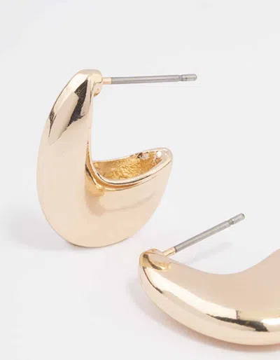 Lovisa Gold Pacman Basic Stud Earrings In Gold