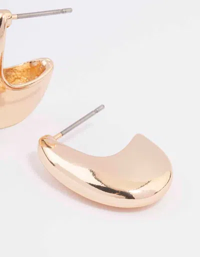 Lovisa Gold Pacman Basic Stud Earrings In Gold