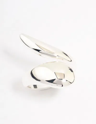 Lovisa Silver Plated Pointed Swoop Ring In Silver