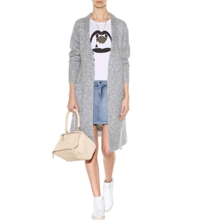 Shop Givenchy Denim Miniskirt In Llue
