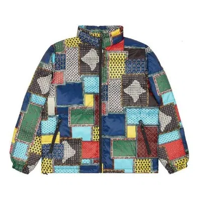 Stussy Patchwork Puffer Jacket In Multi