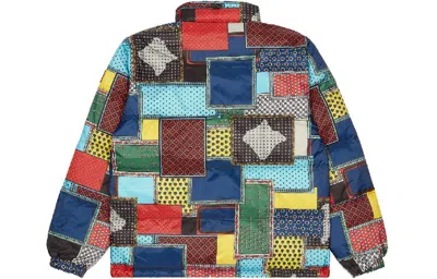 Stussy Patchwork Puffer Jacket In Multi