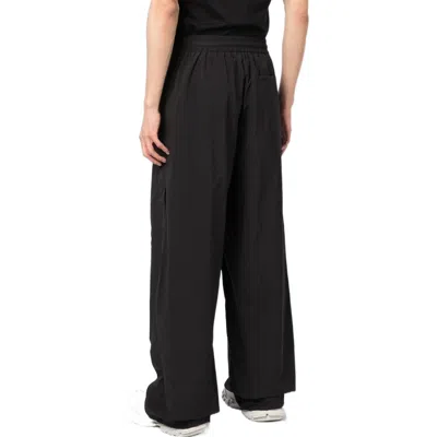 Off-white Logo Patch Track Pants In Black