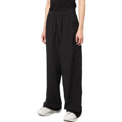 Off-white Logo Patch Track Pants In Black