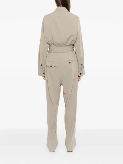 Setchu Button Belted Jumpsuit In Multi
