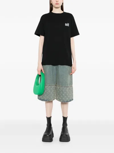 Coperni Snow White T-shirt In Black