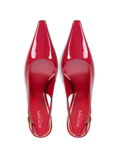 Potamy Slingback Point-toe Pumps In Multi