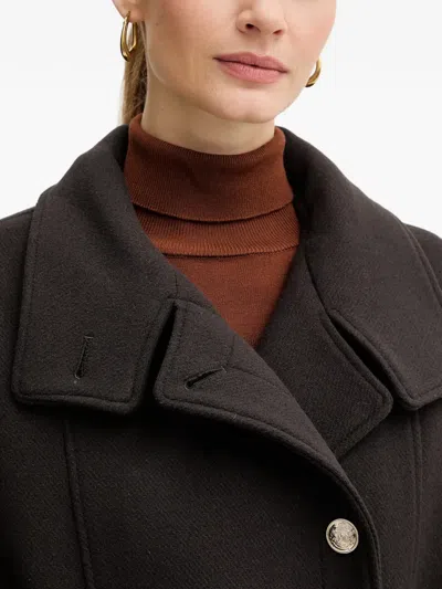 Morgan Belted Coat In Brown