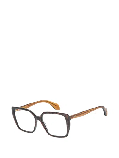 Gigi Studios Moss Square-frame Glasses In Brown
