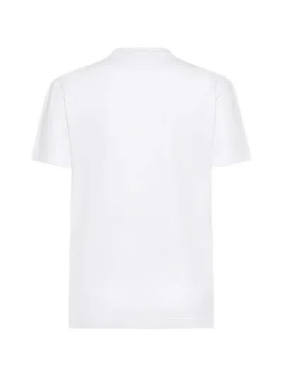 Dsquared2 Maple Leaf Graphic T-shirt In White