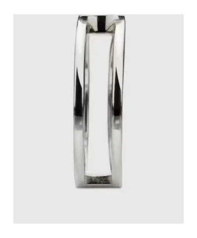 Gucci Interlocking Ring In White