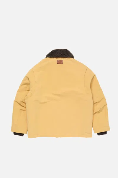 Acne Studios Shearling-collar Bomber Jacket In Brown