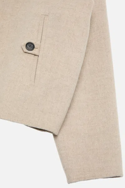 Acne Studios Zip-front Jacket In Brown