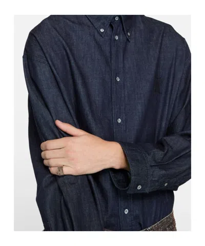 Acne Studios Rectangular-logo Signet Ring In Metallic