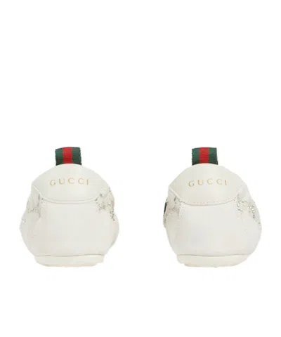 Gucci Shift Sneakers Embroidered Accents Low Top Sole In Neutral