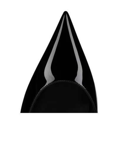 Christian Louboutin Women Miss Z 60mm Patent Calfskin Slingback Pump In Black