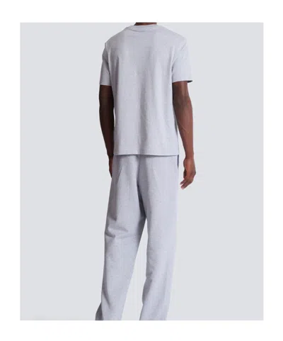 Balmain Printed Cotton T-shirt In Blue