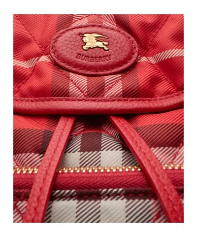 Burberry Embroidered Canvas Backpack