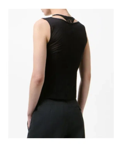 Our Legacy Swim Layered-effect Cotton-blend Tank In Black