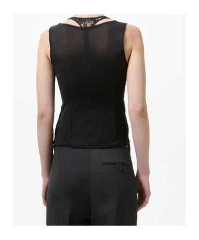 Our Legacy Swim Layered-effect Cotton-blend Tank In Black