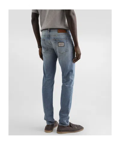 Dolce & Gabbana Multi-pocket Jeans In Blue