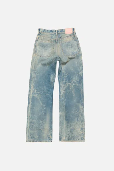 Acne Studios Distressed Denim Jeans In Blue