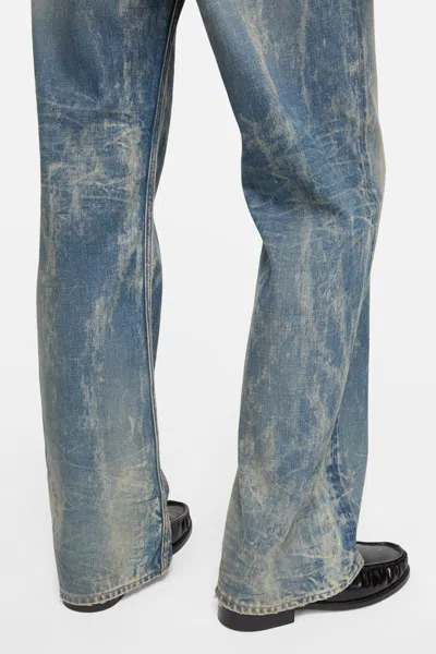 Acne Studios Distressed Denim Jeans In Blue