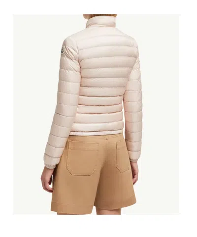 Moncler Women Lans Short Down Jacket In Neutral