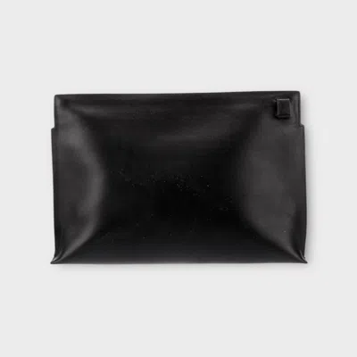 Loewe Patterned Clutch In Black