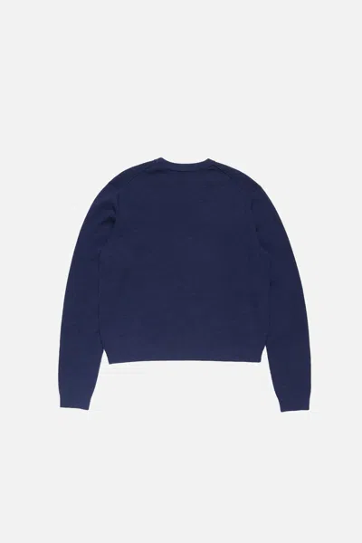 Acne Studios V-neck Sweater In Blue