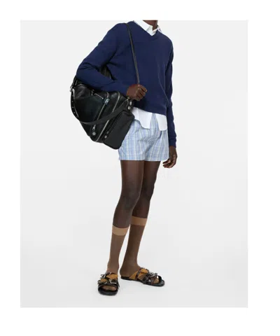 Acne Studios V-neck Sweater In Blue