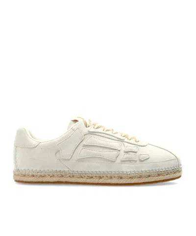 Amiri Off-white Pacific Bones Espadrilles In White