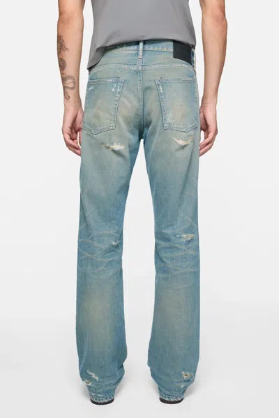 Acne Studios Panelled Distressed Jeans In Blue