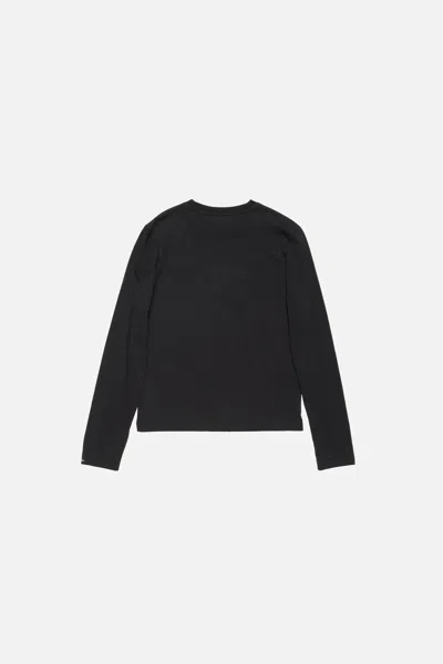 Acne Studios Long-sleeve Top In Black