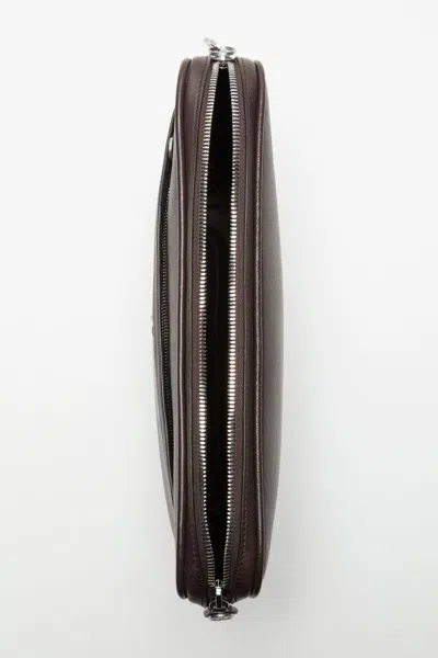 Acne Studios Zip Leather Wallet In Black