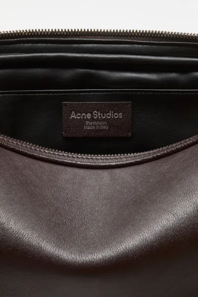 Acne Studios Zip Leather Wallet In Black